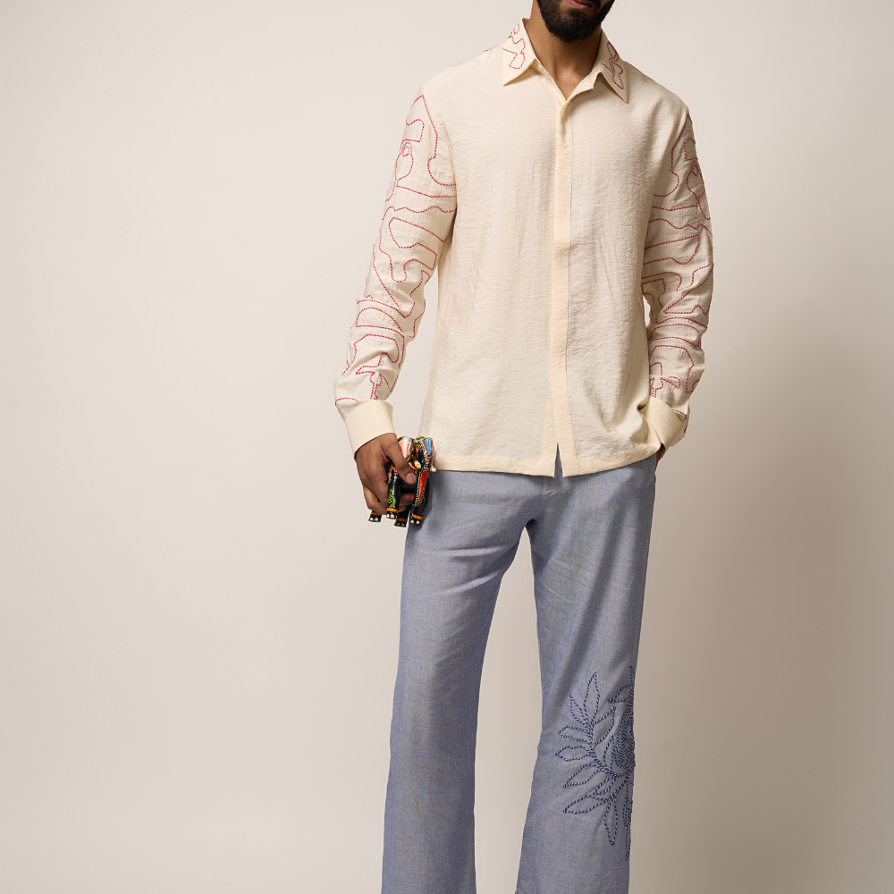 MAZE SHIRT - BEIGE
