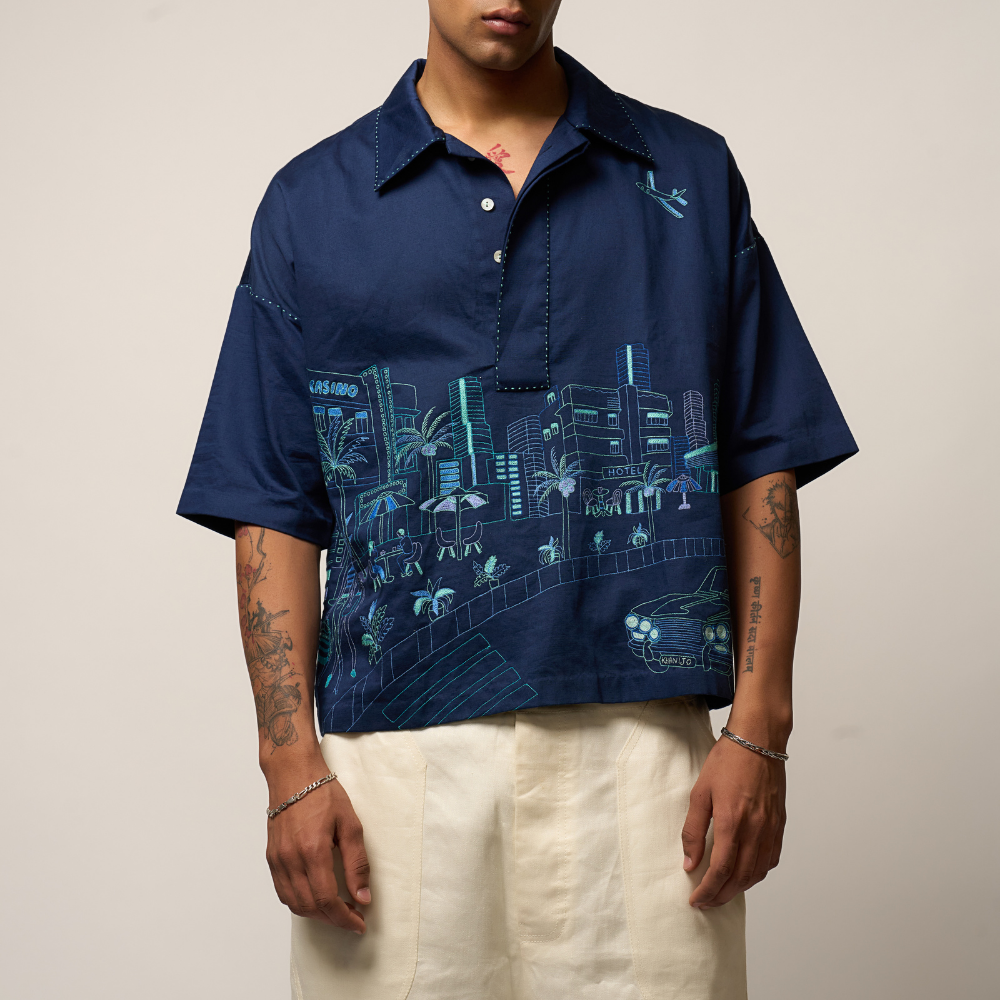MIAMI SHIRT - NAVY