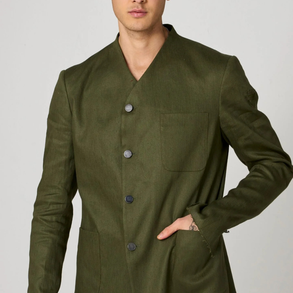 MEDELLIN COAT-OLIVE