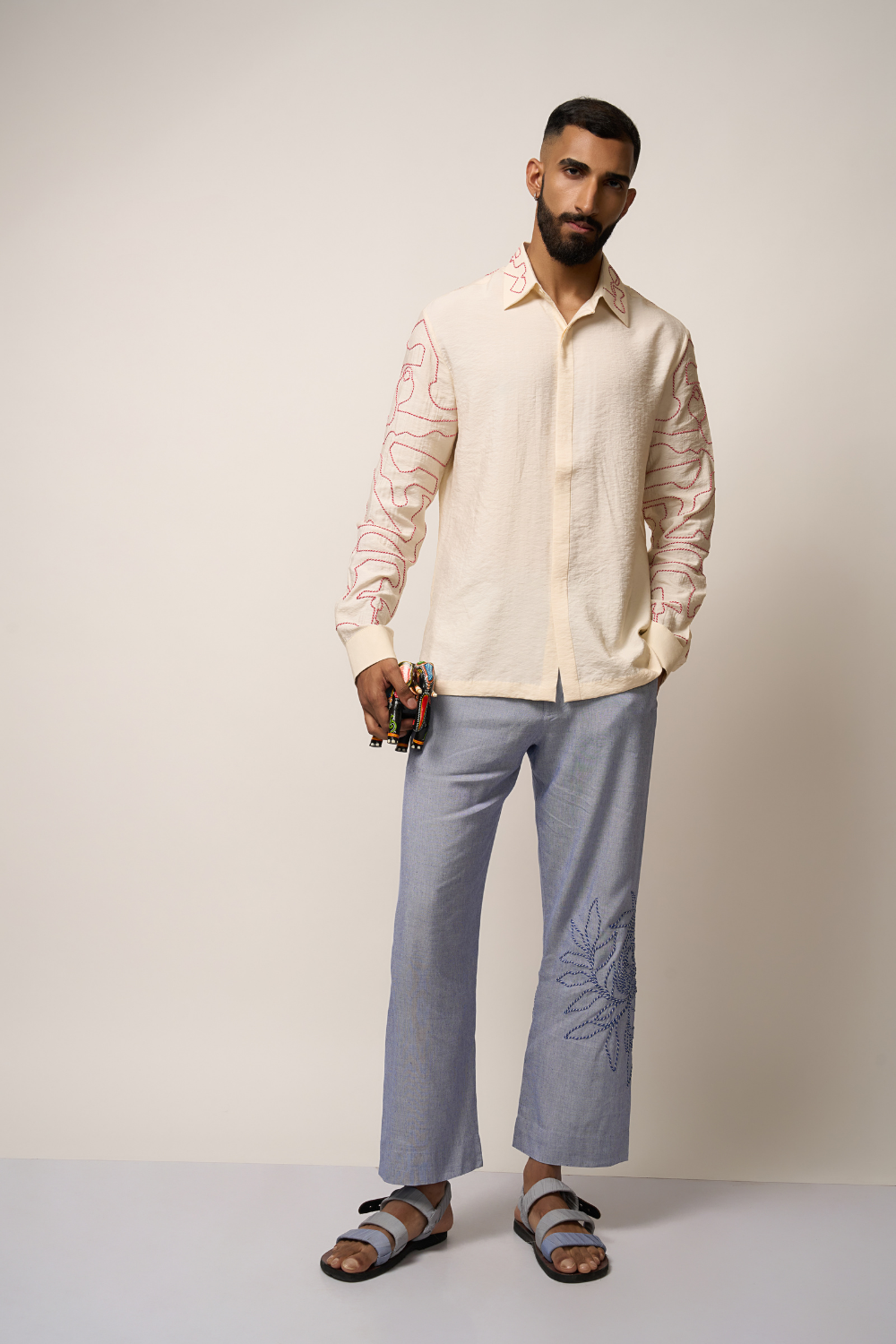 MAZE SHIRT - BEIGE