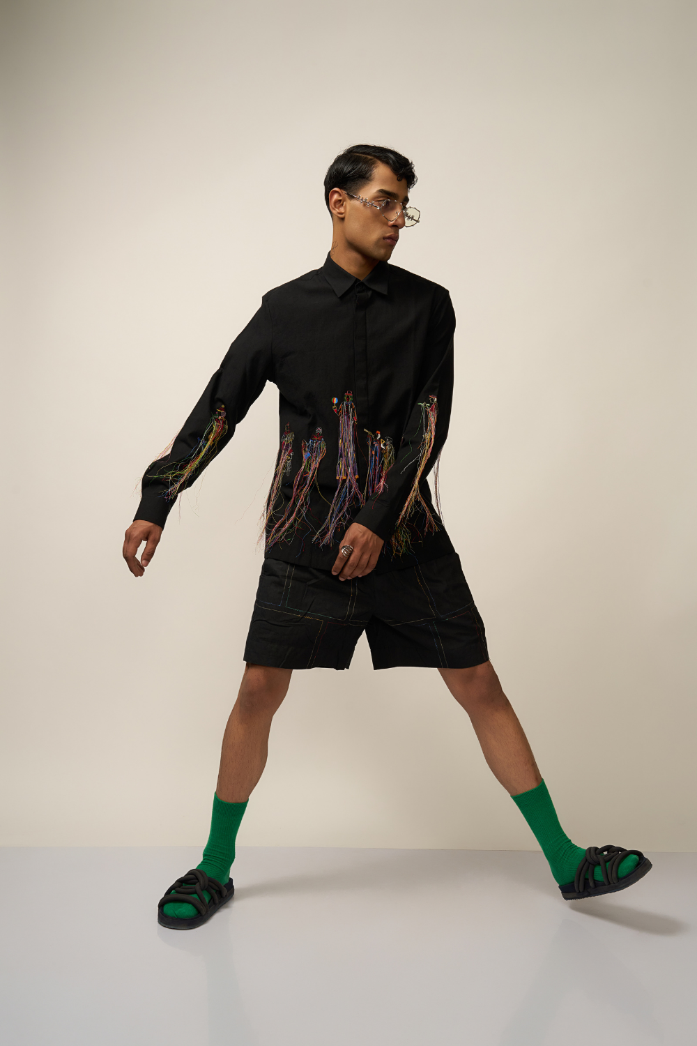 BLACK BALLY BROAD SHIRT