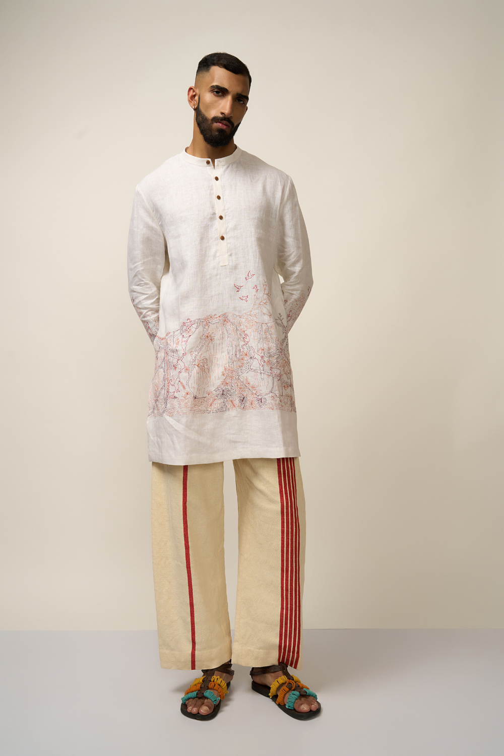 MONKEY BIZ KURTA - IVORY