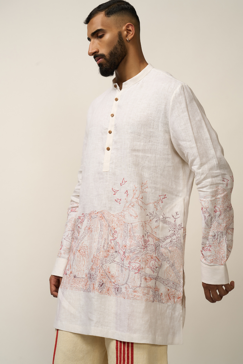 MONKEY BIZ KURTA - IVORY