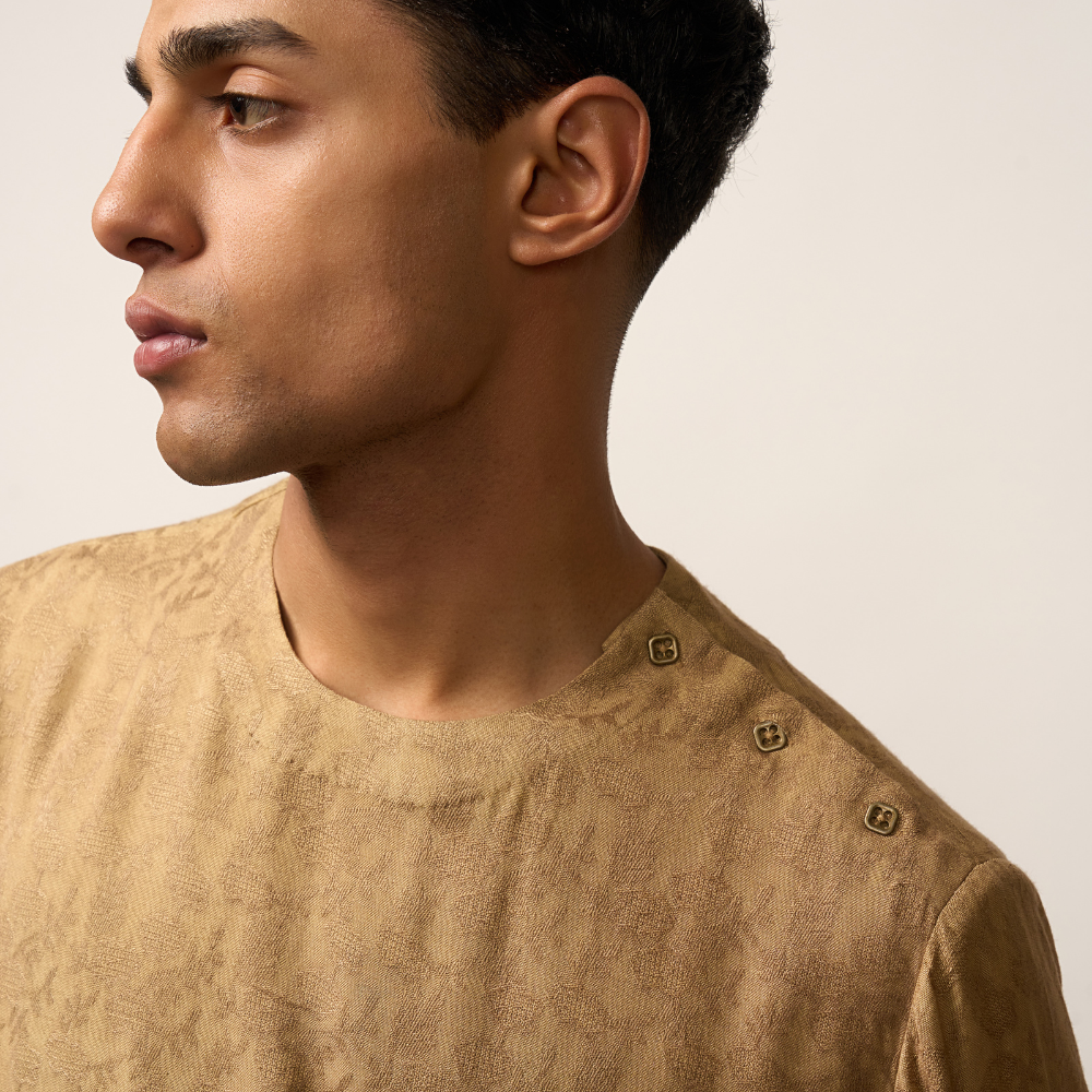 SPRING SHIRT - CAMEL BROWN