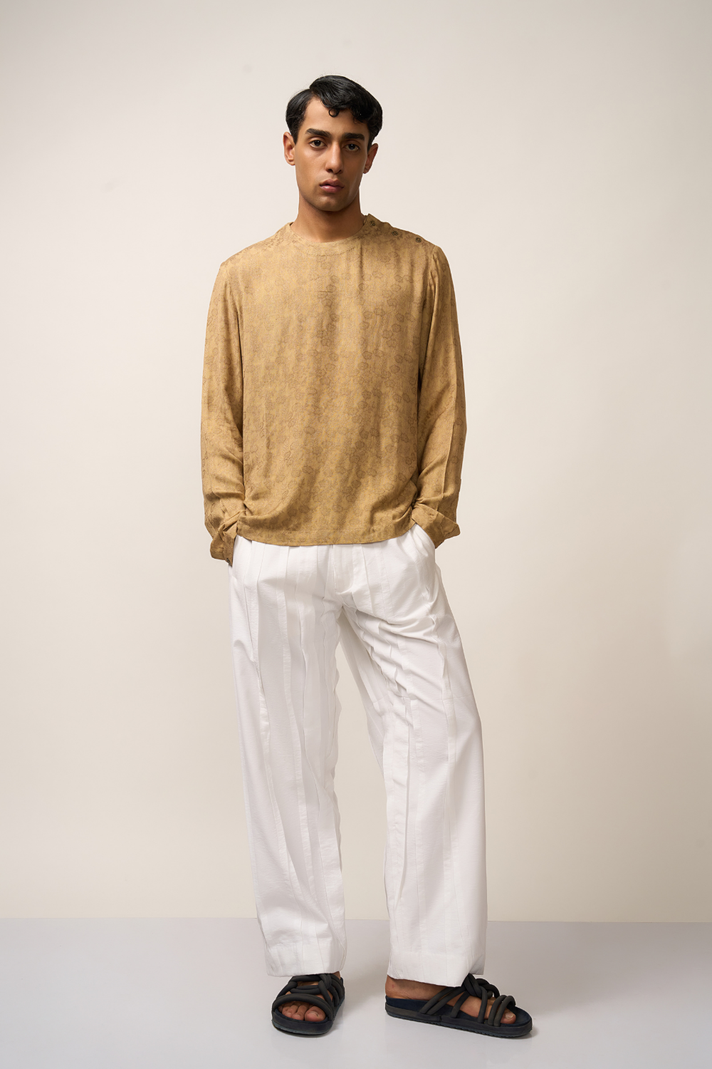 SPRING SHIRT - CAMEL BROWN