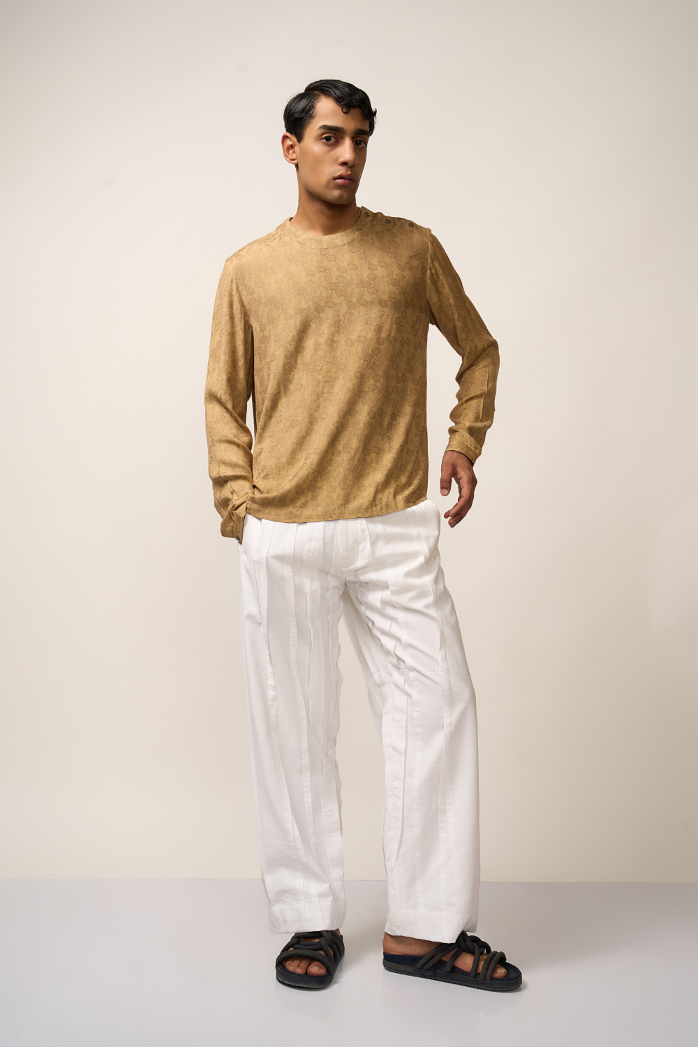 SPRING SHIRT - CAMEL BROWN