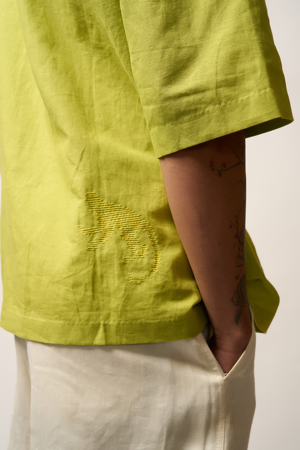 ANIMAL FARM SHIRT - LIME GREEN