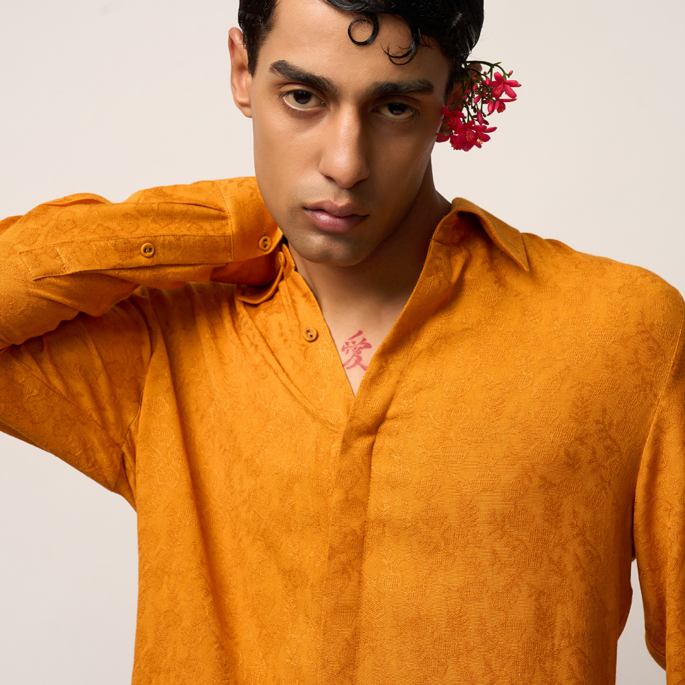 SPRING SHIRT - MUSTARD