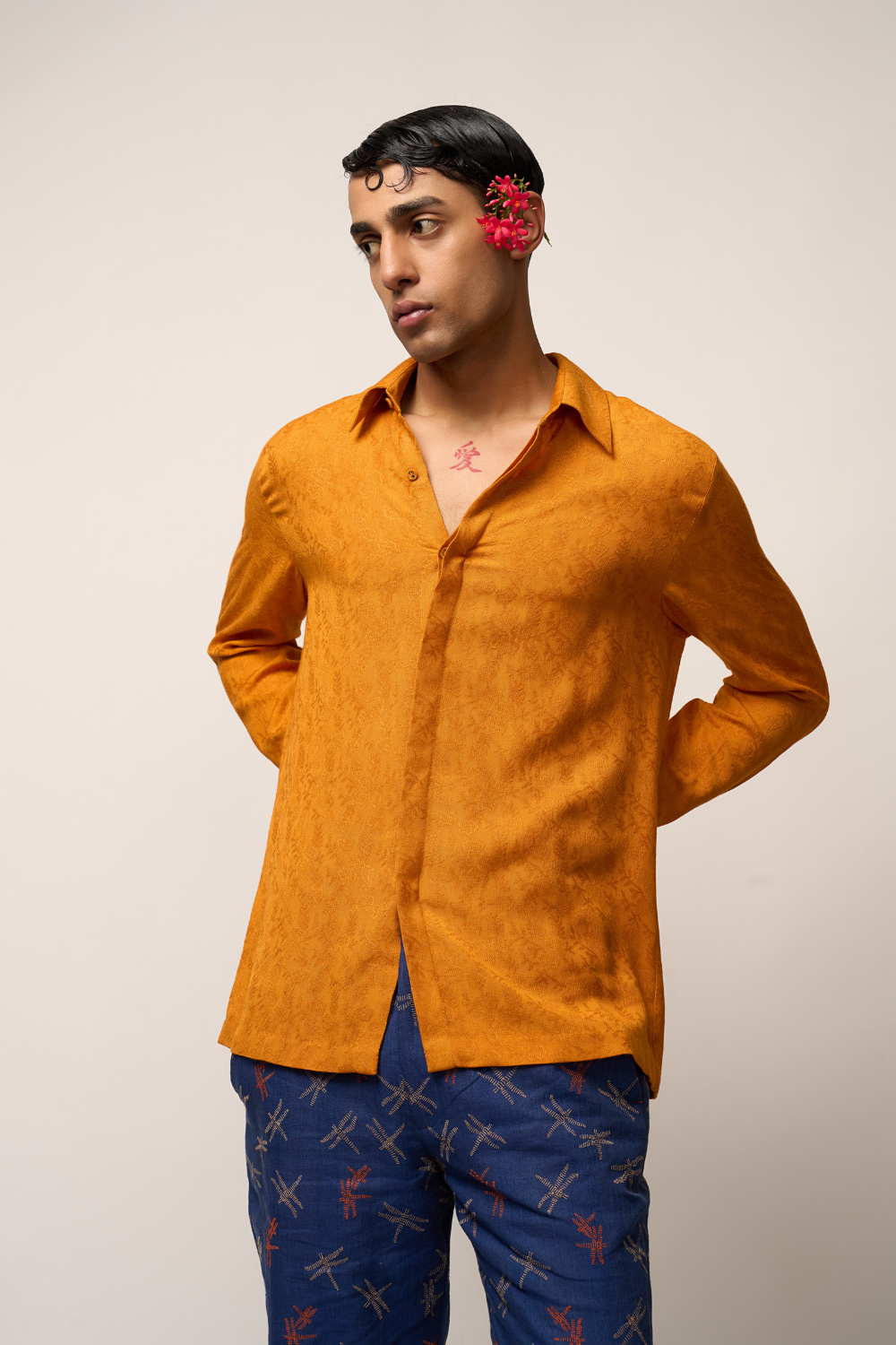 SPRING SHIRT - MUSTARD