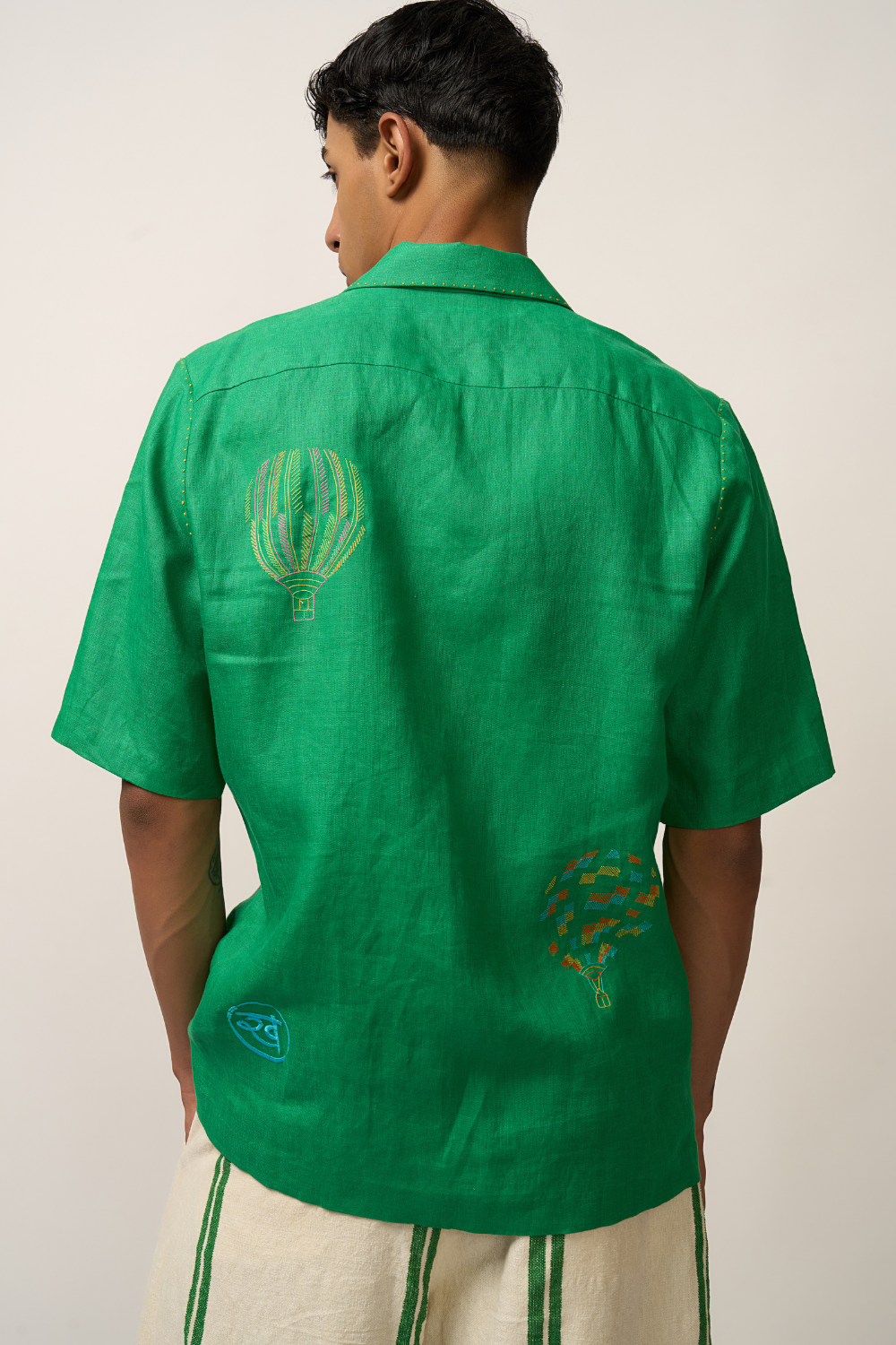 BALLOON SHIRT - PARAKEET GREEN