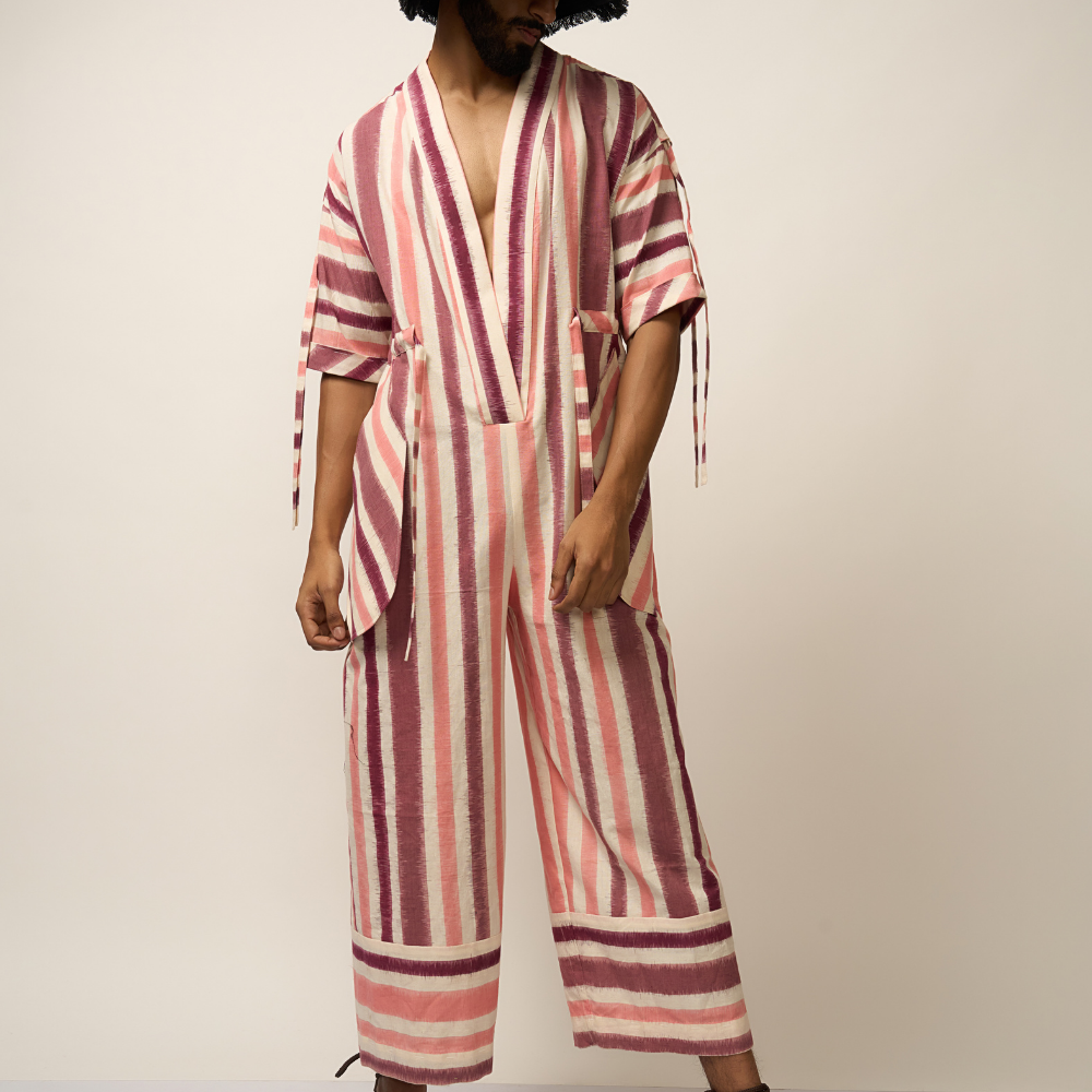 DOUBLE IKAT JUMPTSUIT