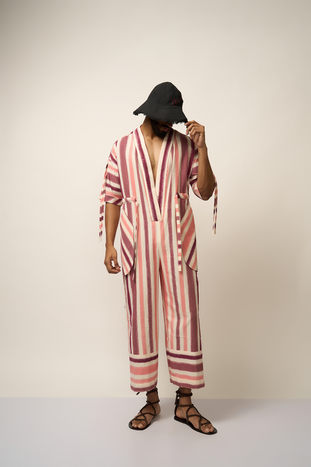DOUBLE IKAT JUMPTSUIT