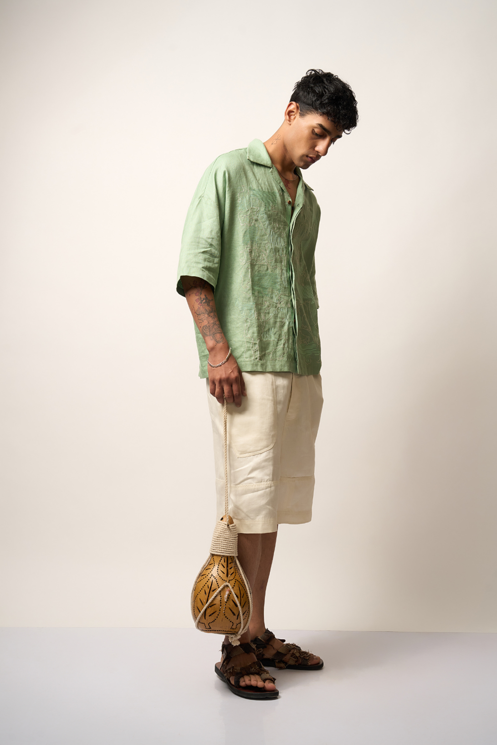 ANIMAL FARM SHIRT - SAGE GREEN