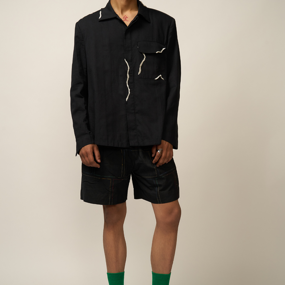 FRAY SHACKET- BLACK