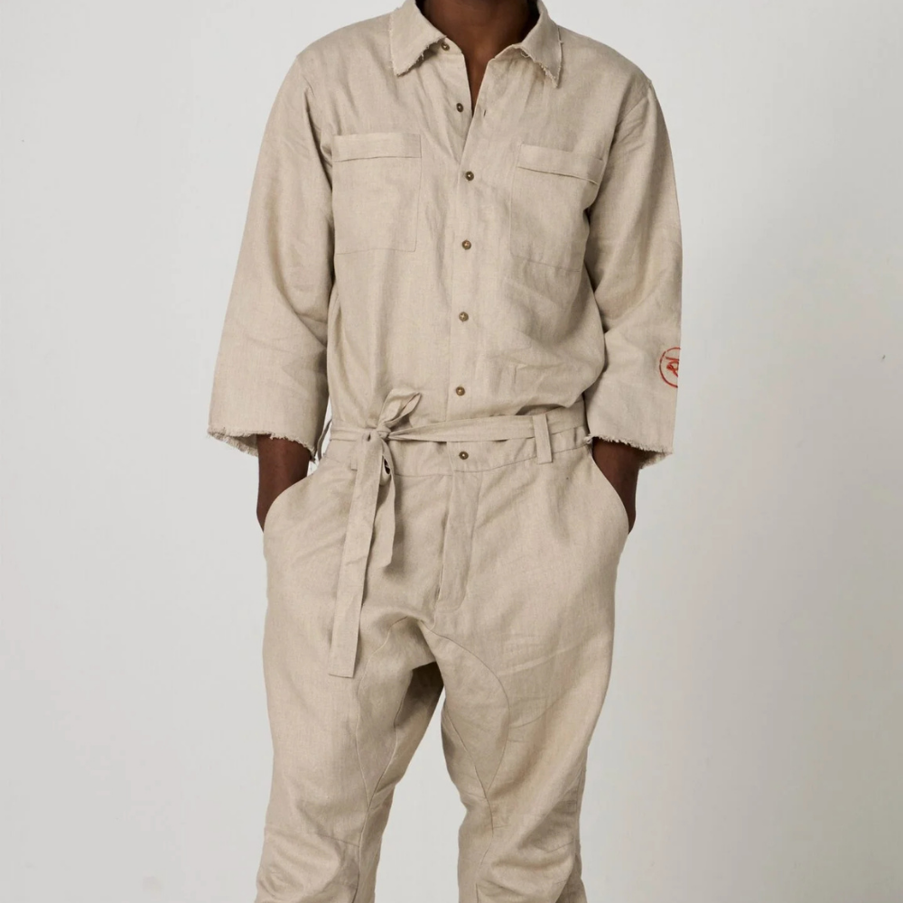 WAGON JUMPSUIT-BEIGE