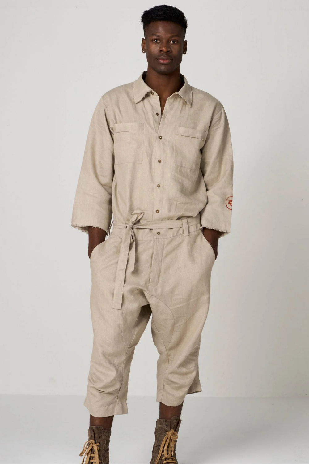 WAGON JUMPSUIT-BEIGE