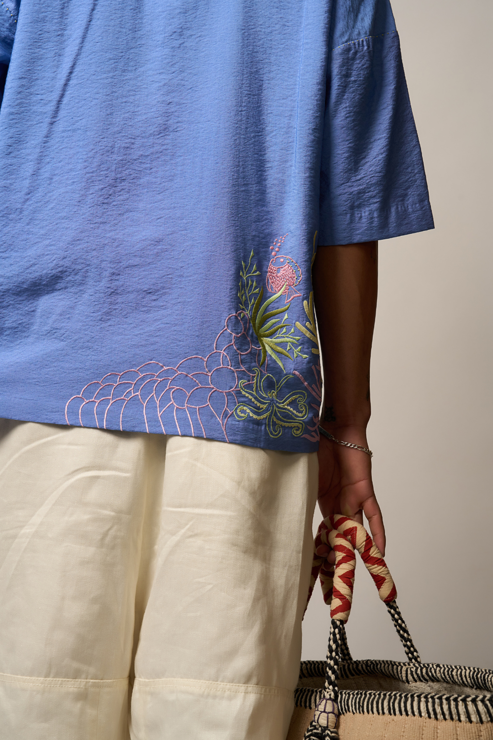 CORAL SHIRT - SKY BLUE