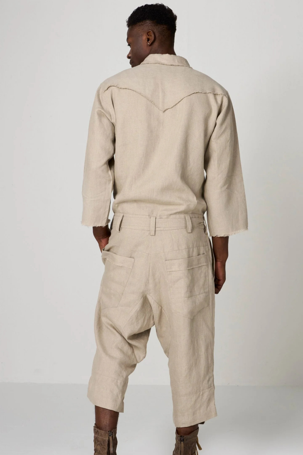 WAGON JUMPSUIT-BEIGE