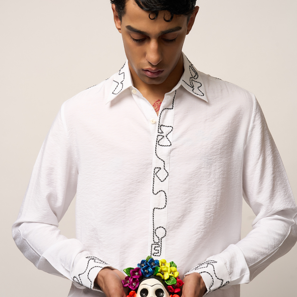 MAZE SHIRT - WHITE