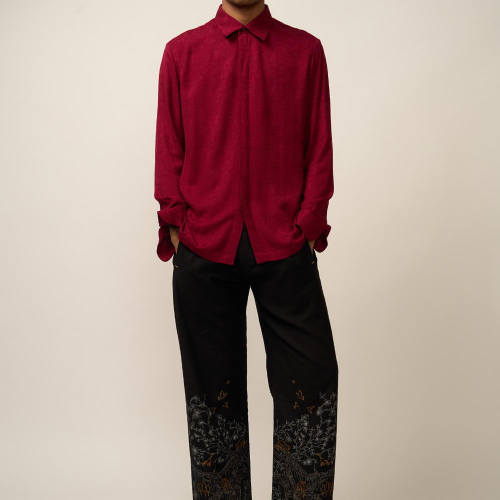 SPRING SHIRT - WINE