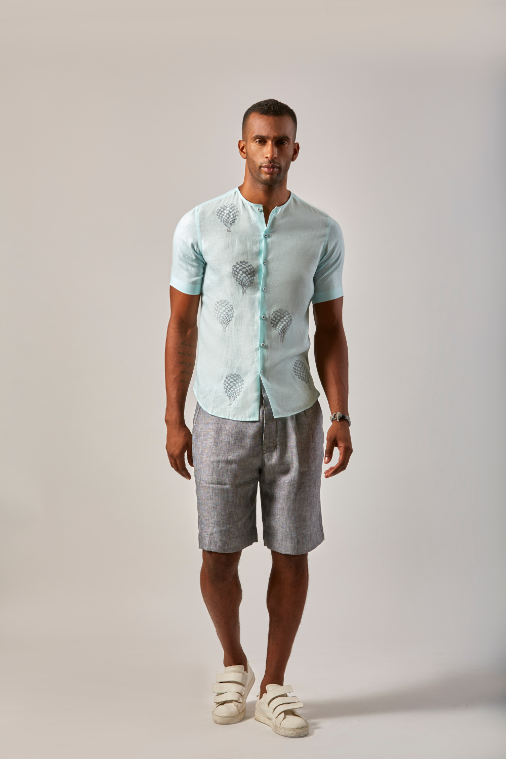 BALLOON SHIRT - SKY BLUE