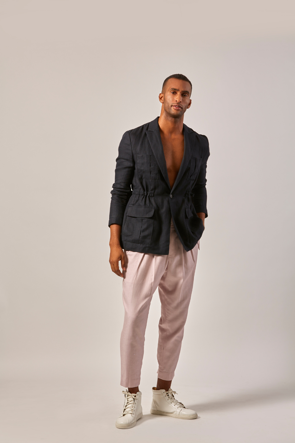 TRIBUNE JACKET- BLACK