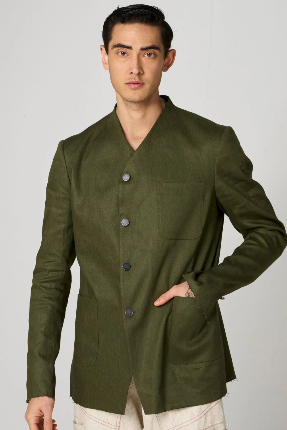 MEDELLIN COAT-OLIVE