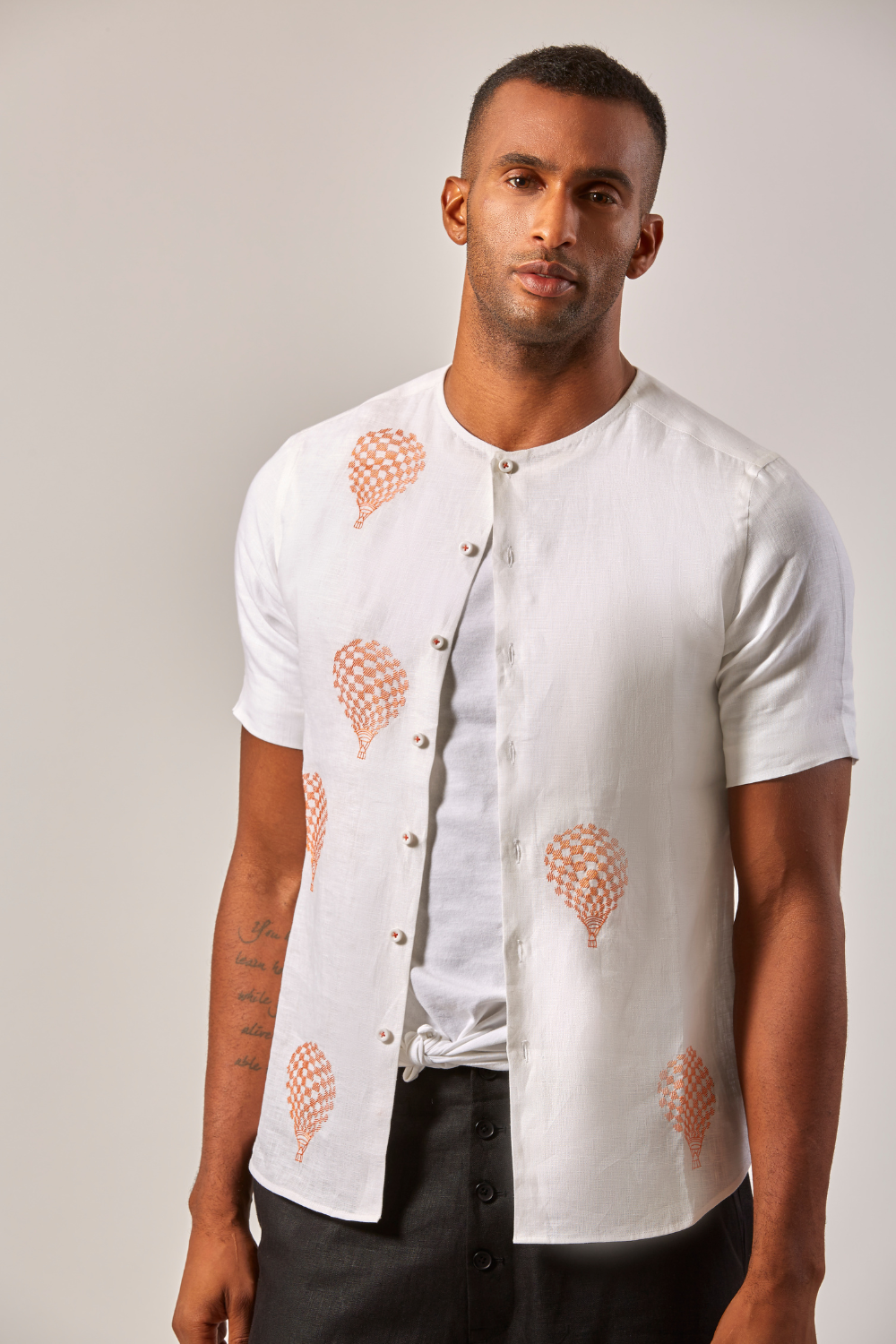 BALLOON SHIRT - WHITE