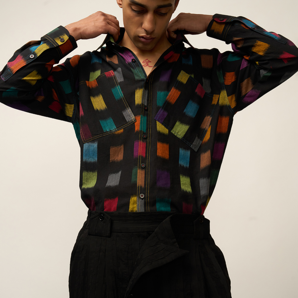 PAINTER SHIRT - BLACK