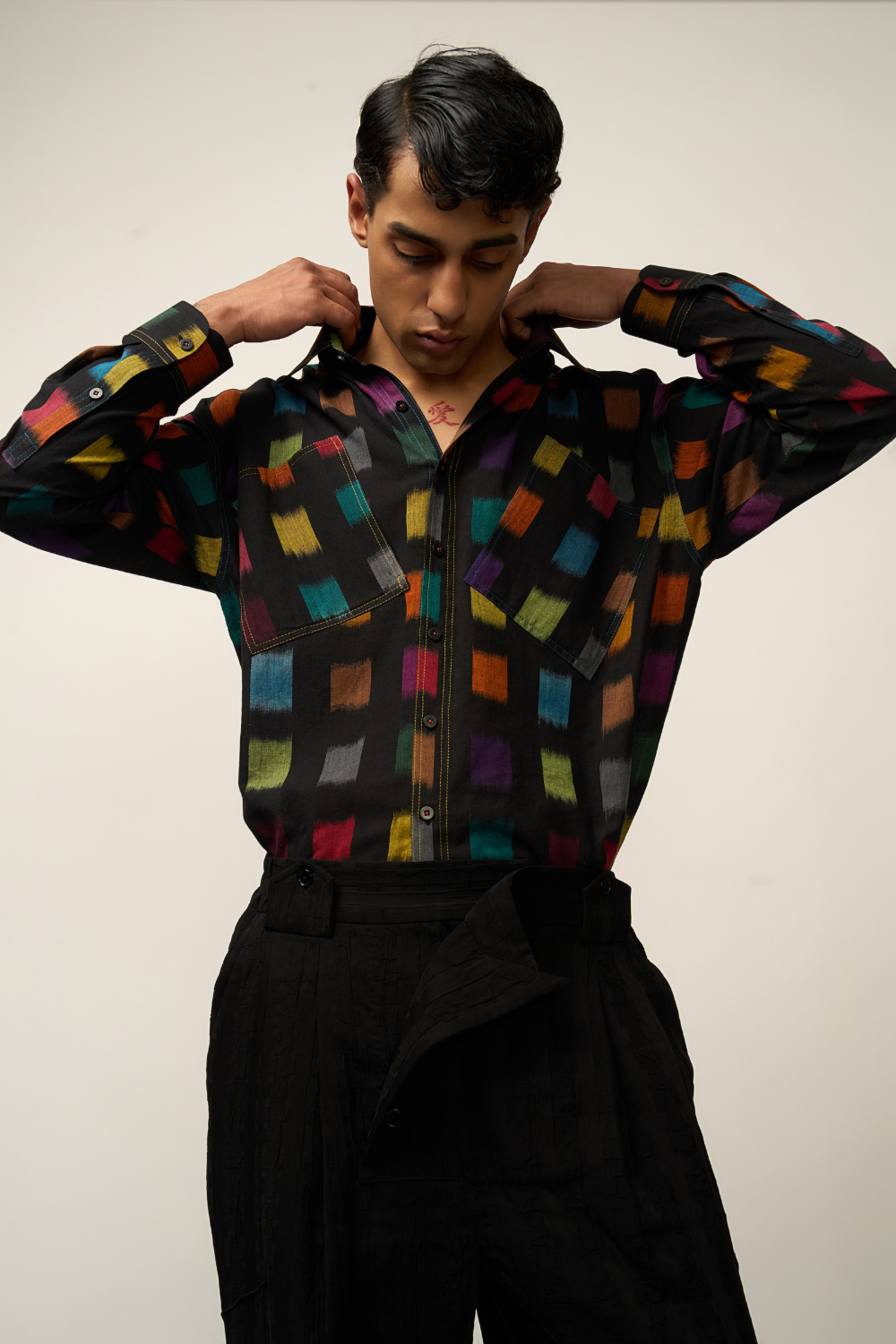 PAINTER SHIRT - BLACK