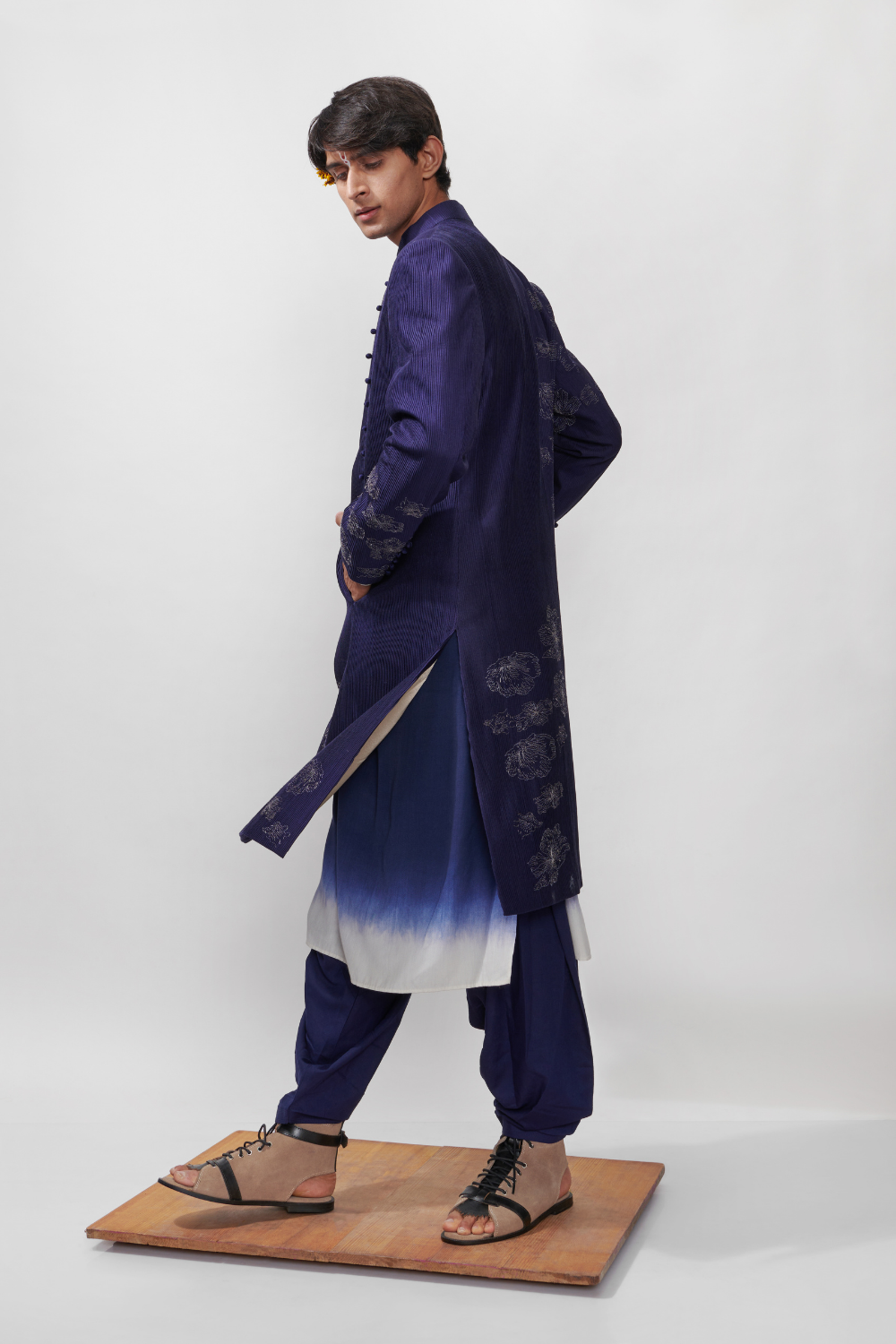 NOOR PIN TUCKED ACHKAN SET
