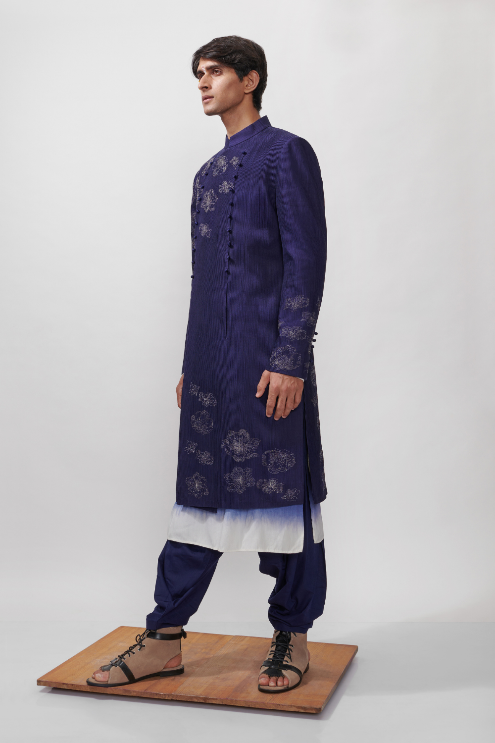 NOOR PIN TUCKED ACHKAN SET