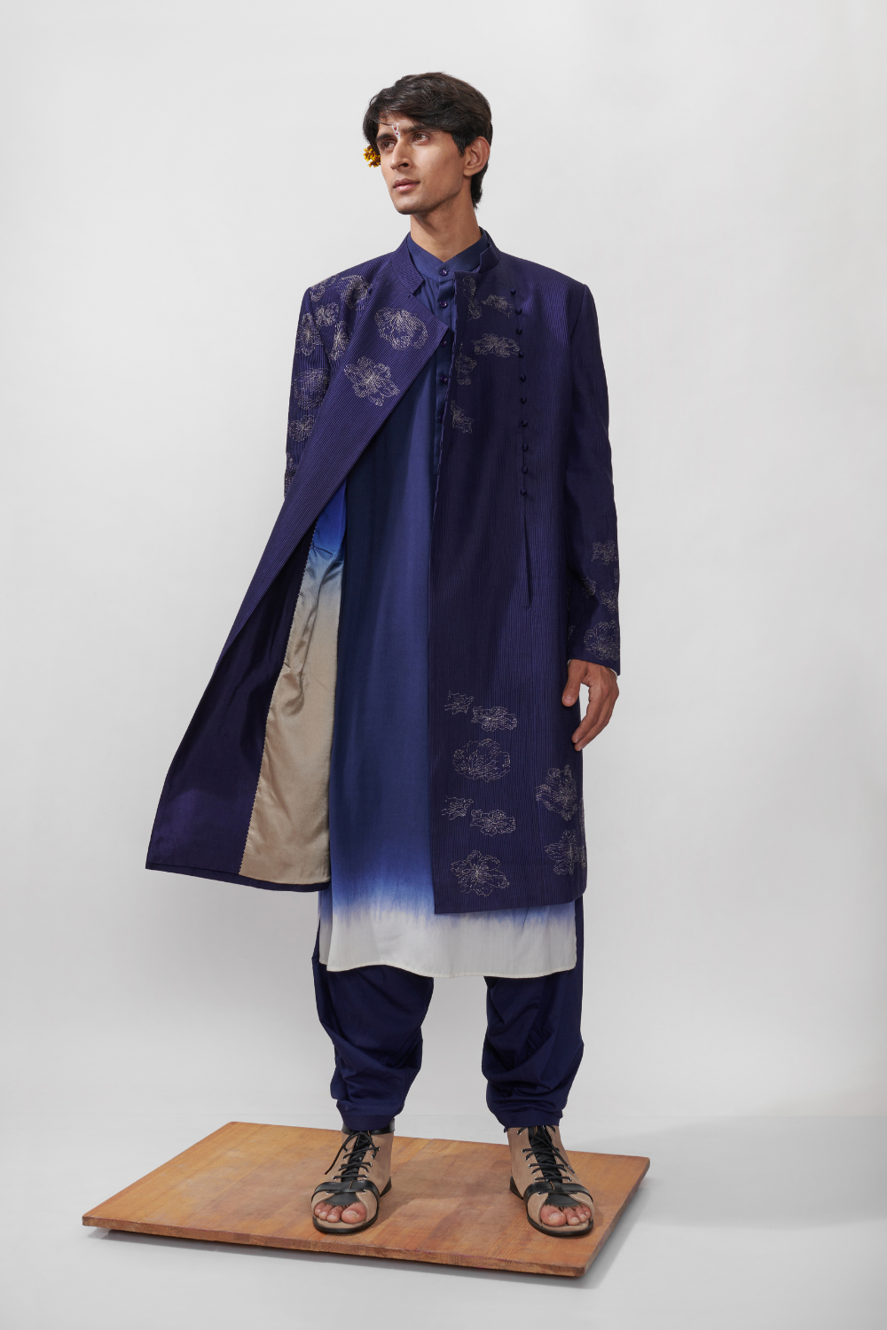 NOOR PIN TUCKED ACHKAN SET
