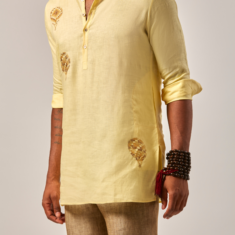 BALLOON SHIRT - YELLOW