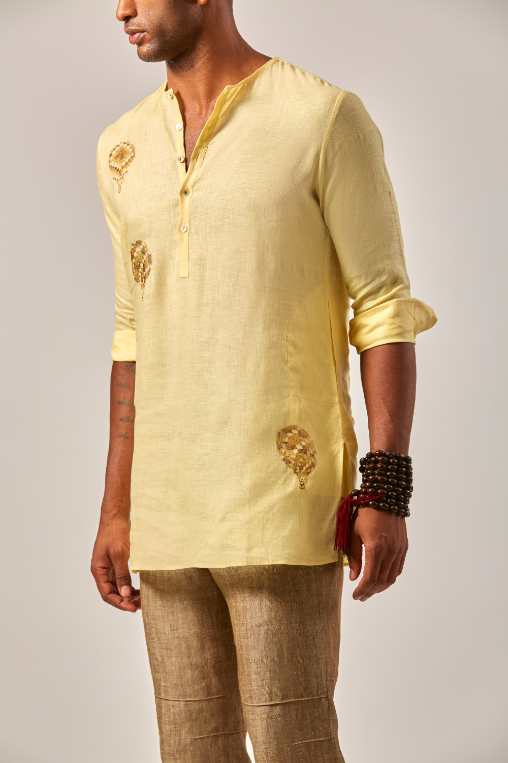 BALLOON SHIRT - YELLOW