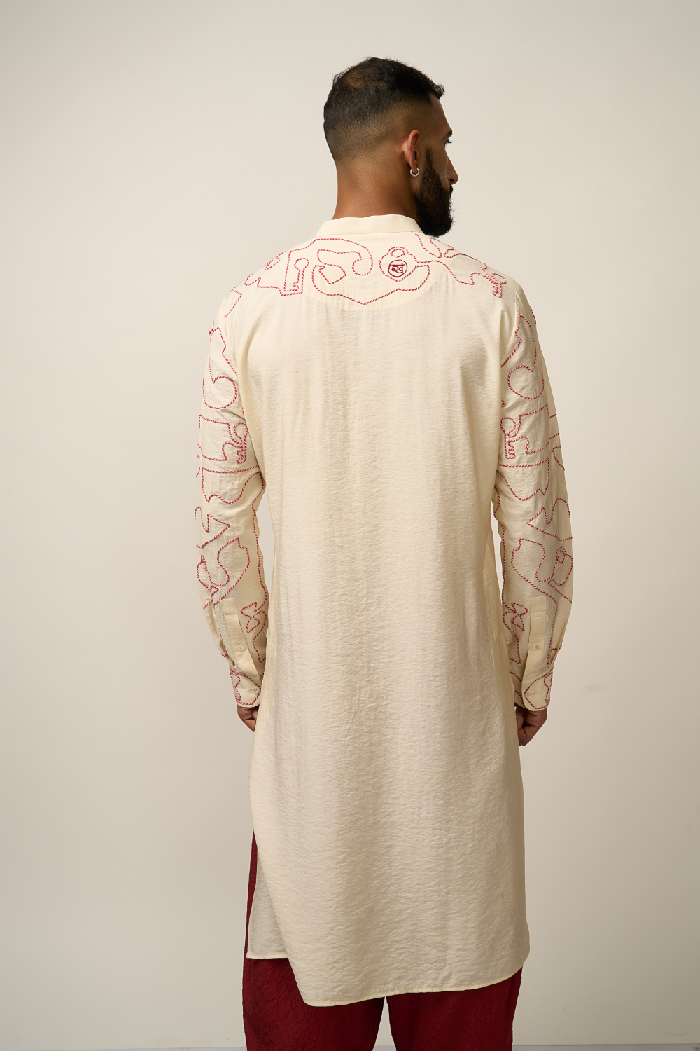 MAZE KURTA - BEIGE