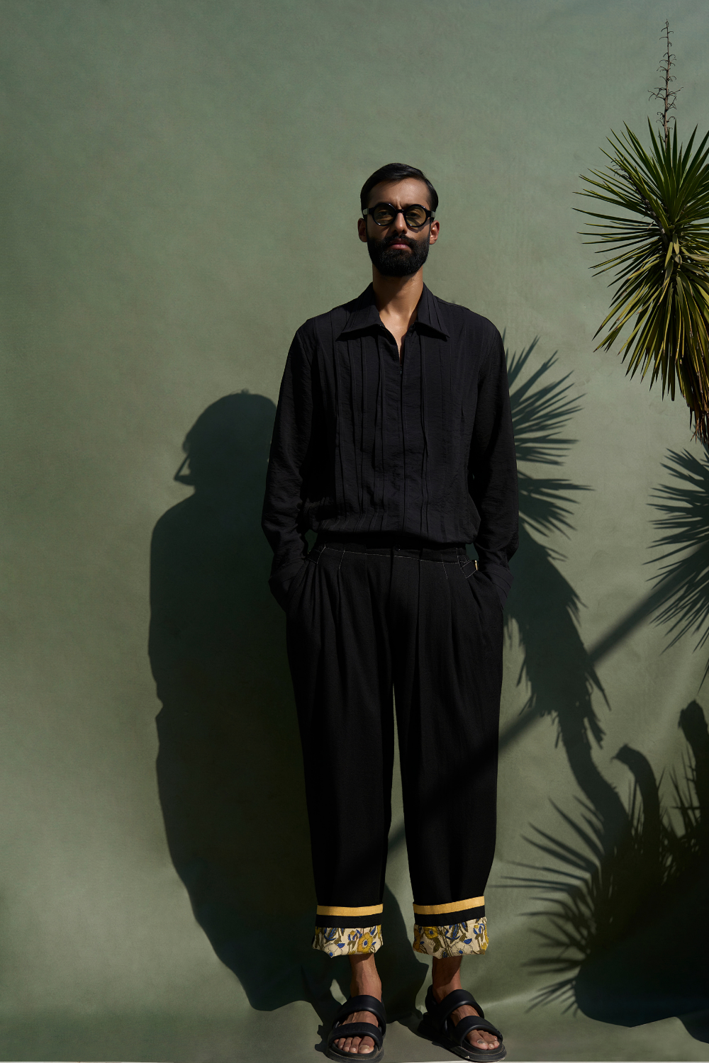 PLEATED SHIRT