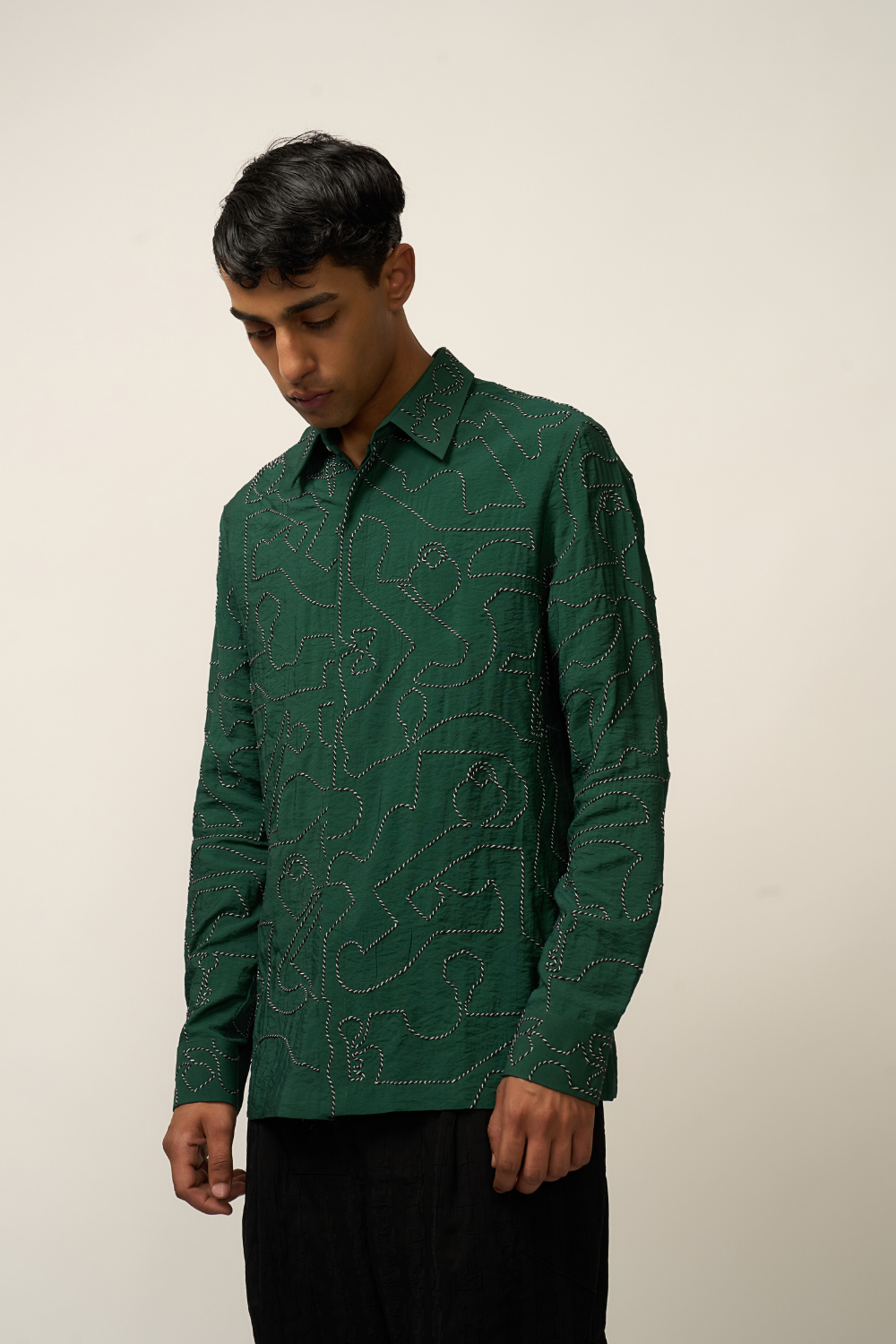 MAZE SHIRT - GREEN