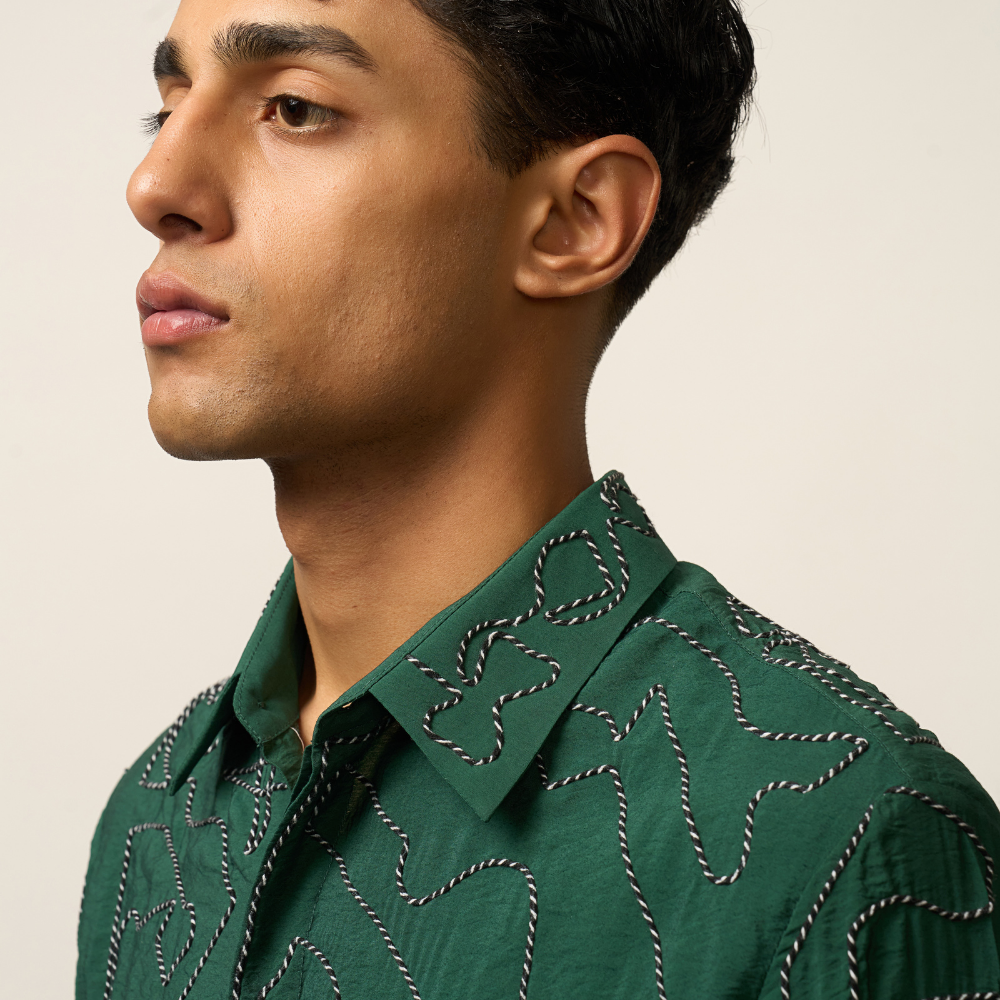 MAZE SHIRT - GREEN