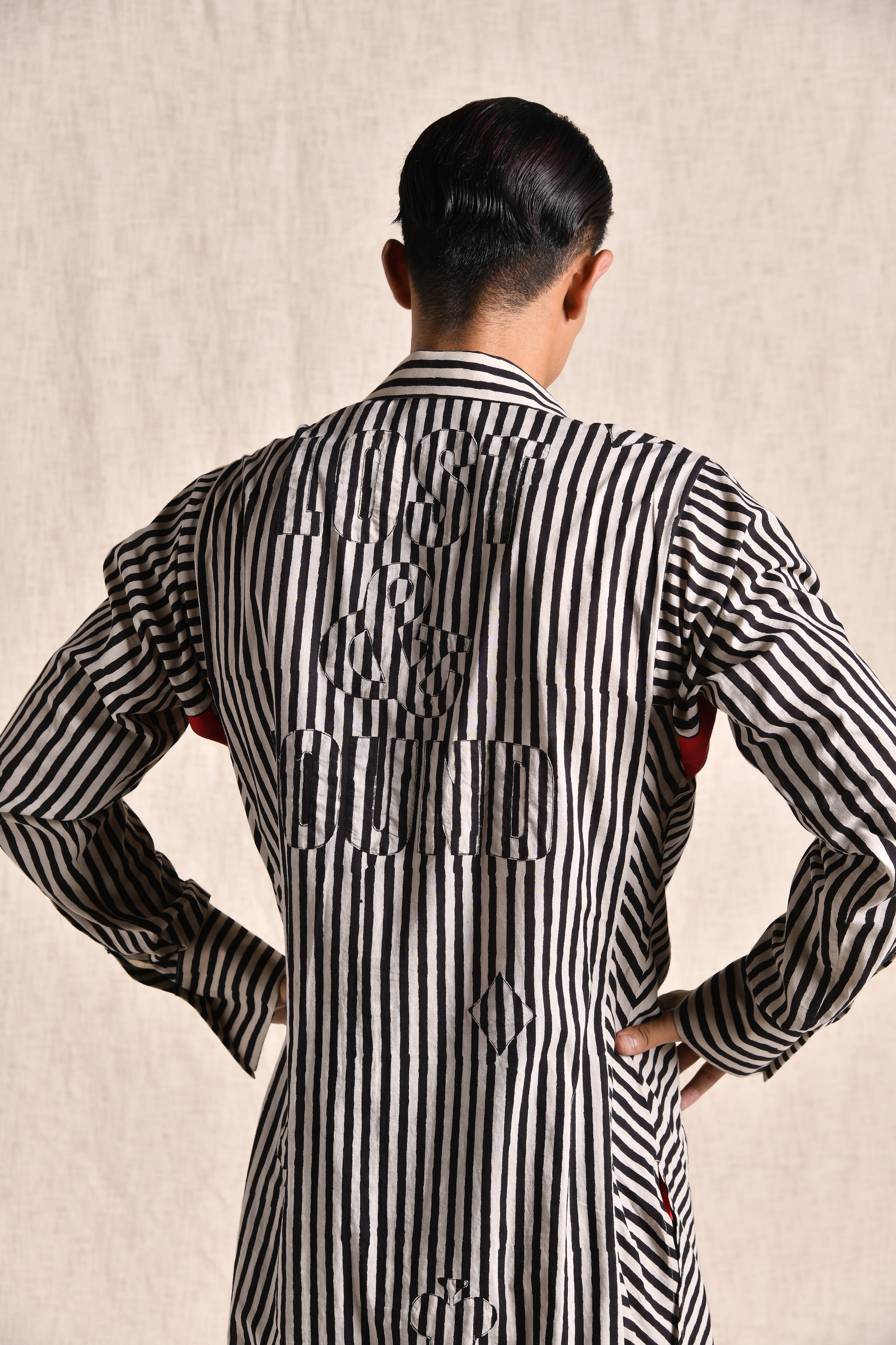 LOST AND FOUND LONGLINE SHIRT (KURTA)